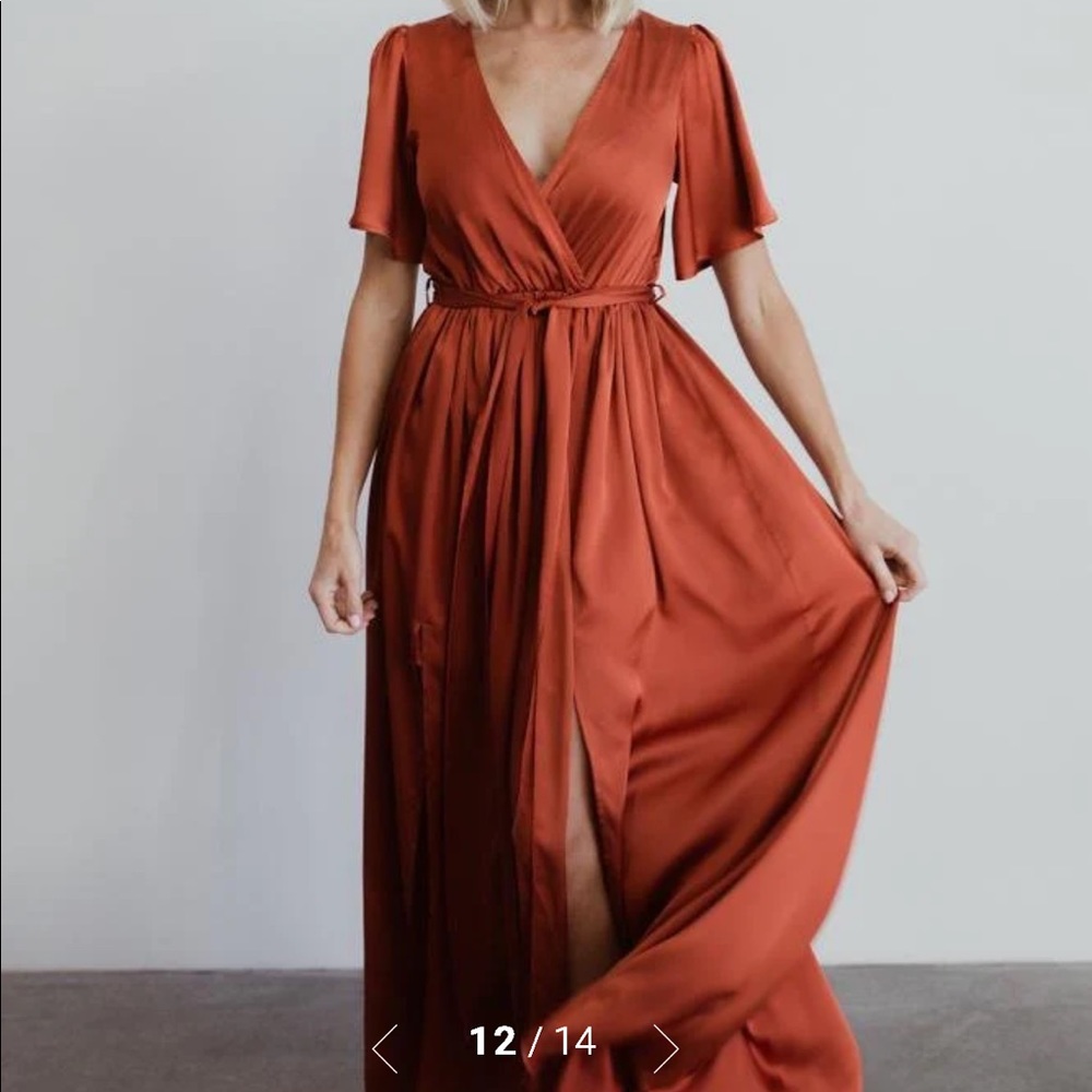 Sicily Satin Maxi Dress
